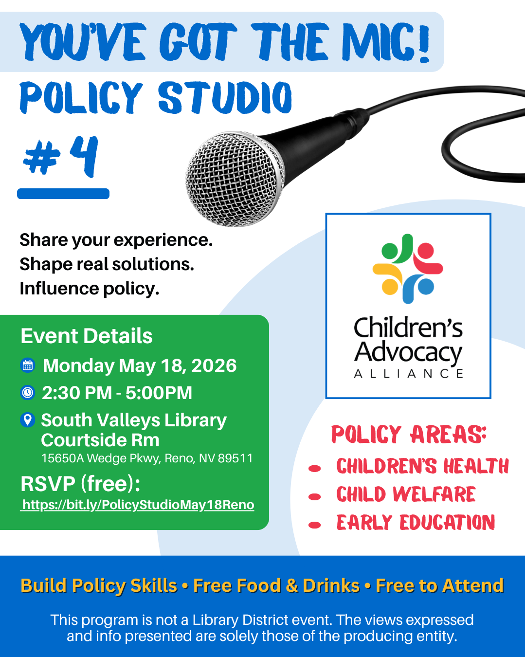 RSVP to workshop #4 in Reno
